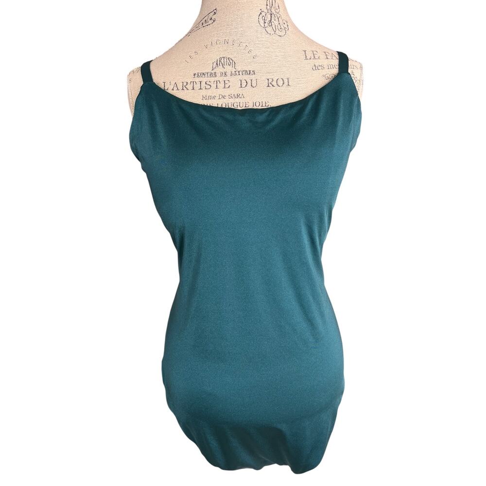 Andie The Jetties One Piece XXXLT A0386 Green Teal Swimsuit Built-In Bra NWT
